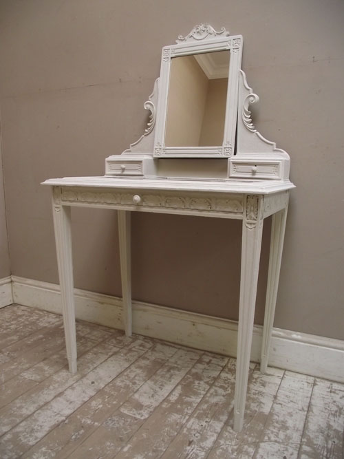 painted french antique dressing table